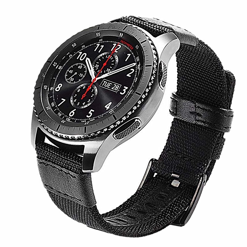 Dây Đeo Bằng Nylon Cho Đồng Hồ Thông Minh Samsung Galaxy Watch 46mm Gear S3 Frontier Classic 22mm