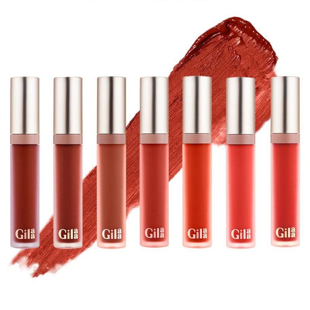 Son kem lì Gilaa Long Wear Lip Cream Full Size (5g) #07 Đỏ thuần