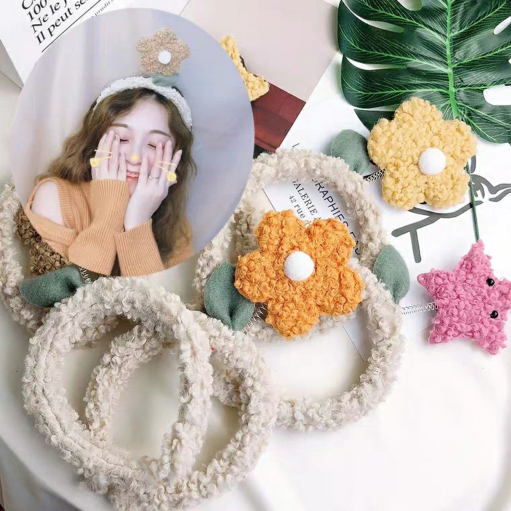 Cài tóc hoa mai cho bạn gái xinh hot trend- Hoa thứ 2