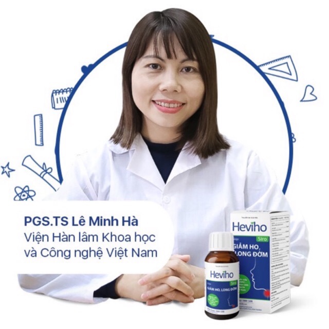 Siro Heviho – Giúp giảm ho, long đờm cho trẻ từ 1 tuổi từ Viện Hàn lâm KH&CN Việt Nam
