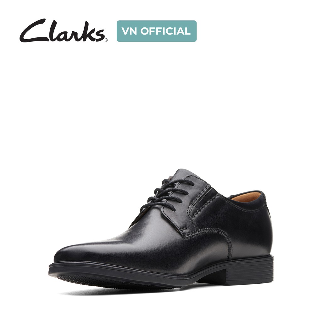 Giày Tây Da Nam Buộc Dây Clarks Tilden Plain