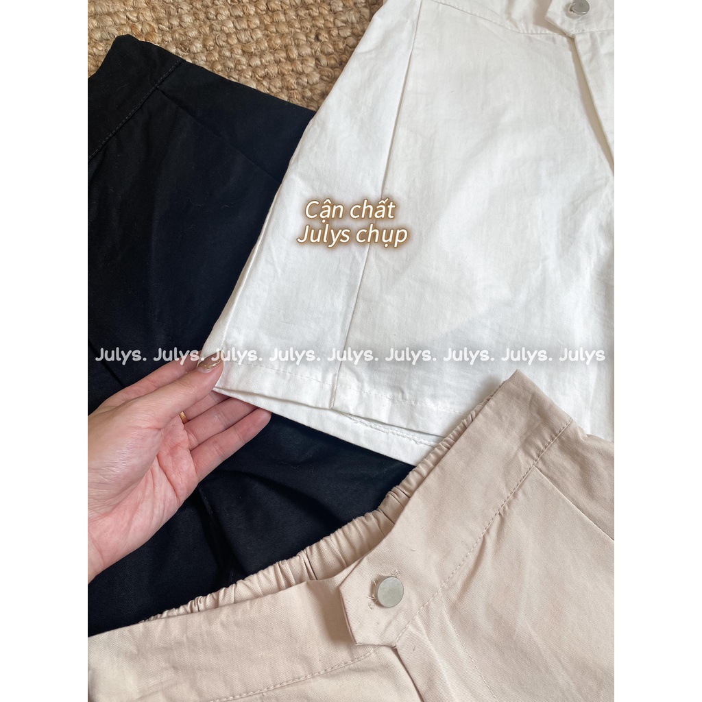 Quần short thô ống rộng lưng chun 9153 (ảnh thật shop chụp kèm video)