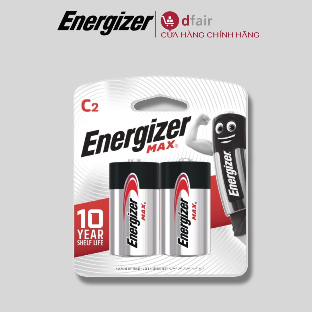 Vỉ 2 Viên Pin C Energizer Max E93 BP2 - 100193494