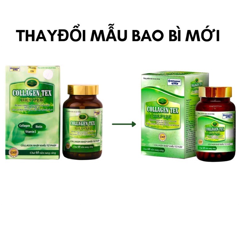 Diệp Lục Collagen Thải Độc Tố Làm Đẹp Da Chống Lão Hóa