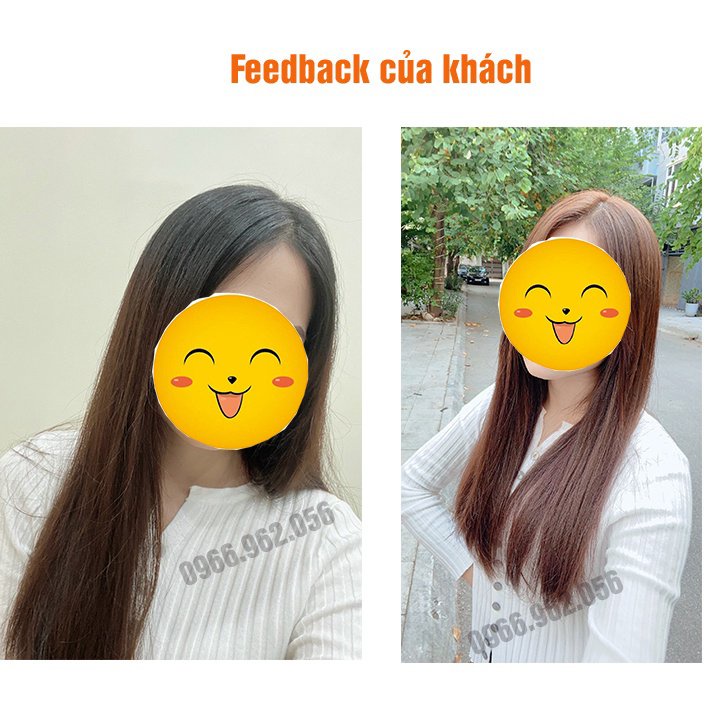 Dầu gội nhuộm tóc Nâu Hạt Dẻ SACO Chesnut Brown 06 từ thảo dược thiên nhiên không gây khô xơ tóc