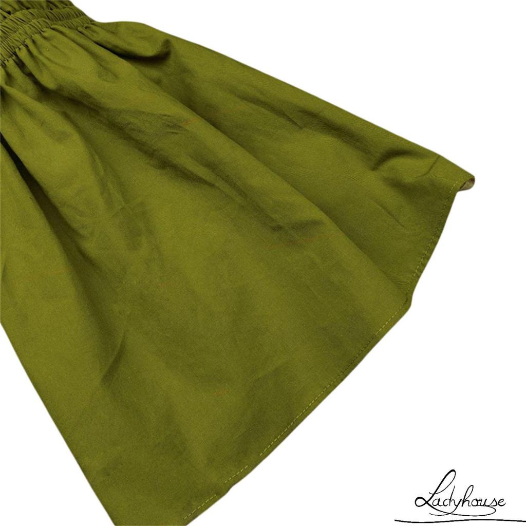 Áo kiểu tay dài ống loe cổ vuông màu trơn xẻ tà trước thời trang xuân thu cho nữ