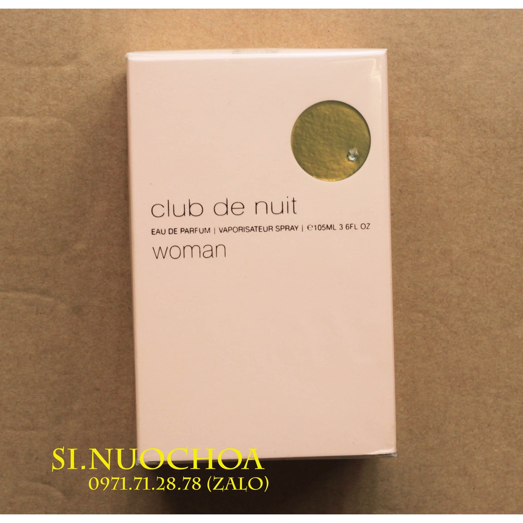 Nước Hoa Nữ Club De Nuit Women 105ml