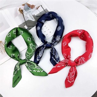 Khăn bandana - Khăn lụa vuông size 70x70cm - Khăn hiphop lụa vuông - Mã 7009