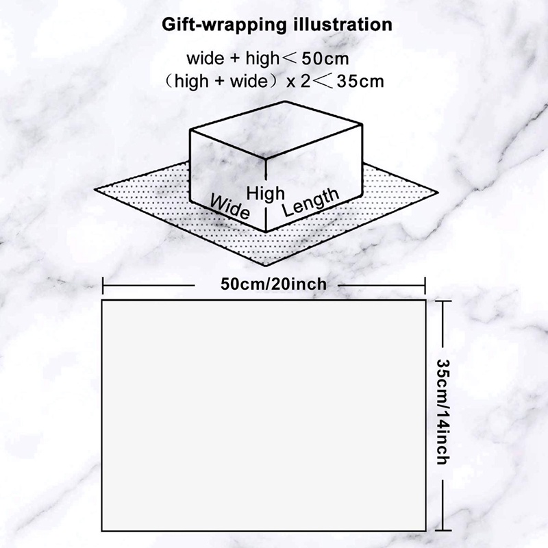 Set 100 Tờ Giấy Gói Quà Màu Vàng Kim Trang Trí Tiệc Sinh Nhật / Lễ Tình Nhân