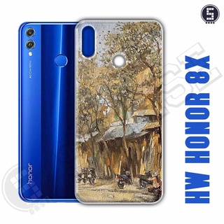Ốp điện thoại Huawei Honor 8X Dẻo Chống Shock Nhiều Mẫu Tuyển Tập 14 Phố Cổ Sơn Dầu A1303-CL14