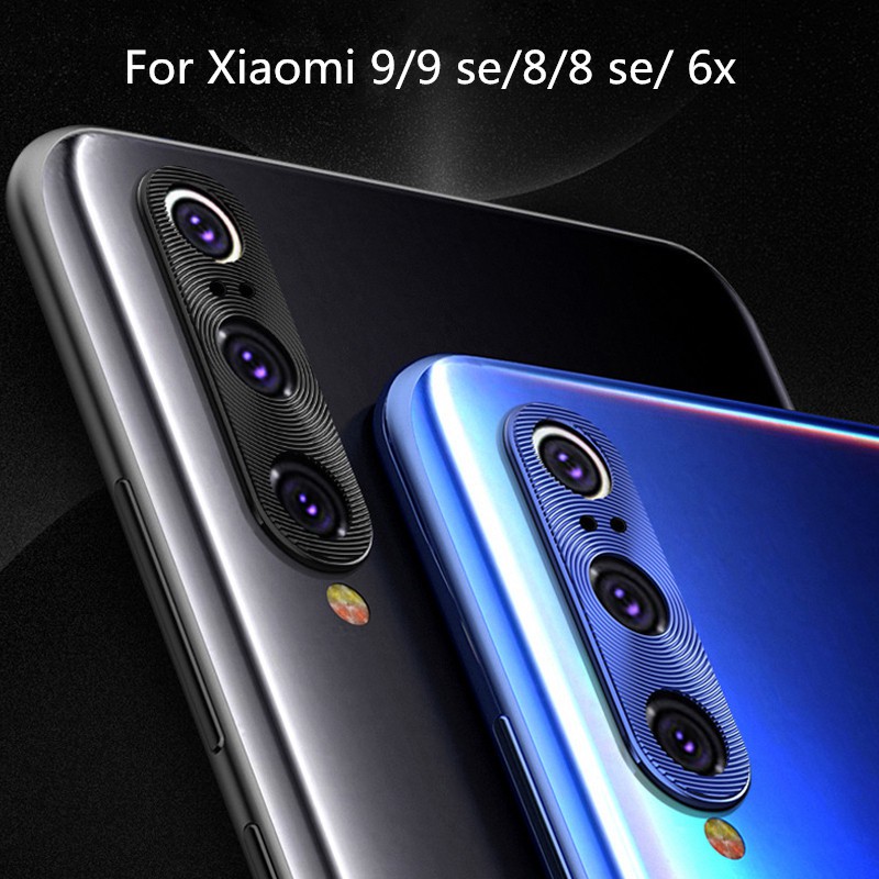 Vòng kim loại bảo vệ kính camera sau điện thoại Xiaomi Mi 9 SE 9 8 SE 8 6X