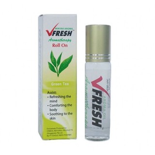 Lố 12 chai dầu lăn Vfresh Vàng 4ml Indonesia