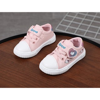 giày bé gái size 16-26 kitty da mềm