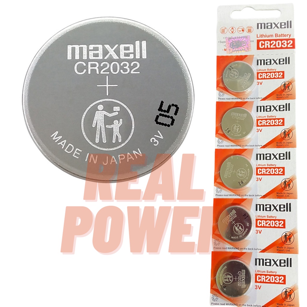 Pin Maxell Lithium CR2032 / CR 2032 3volt - Chính hãng Sản Xuất Nhật Bản