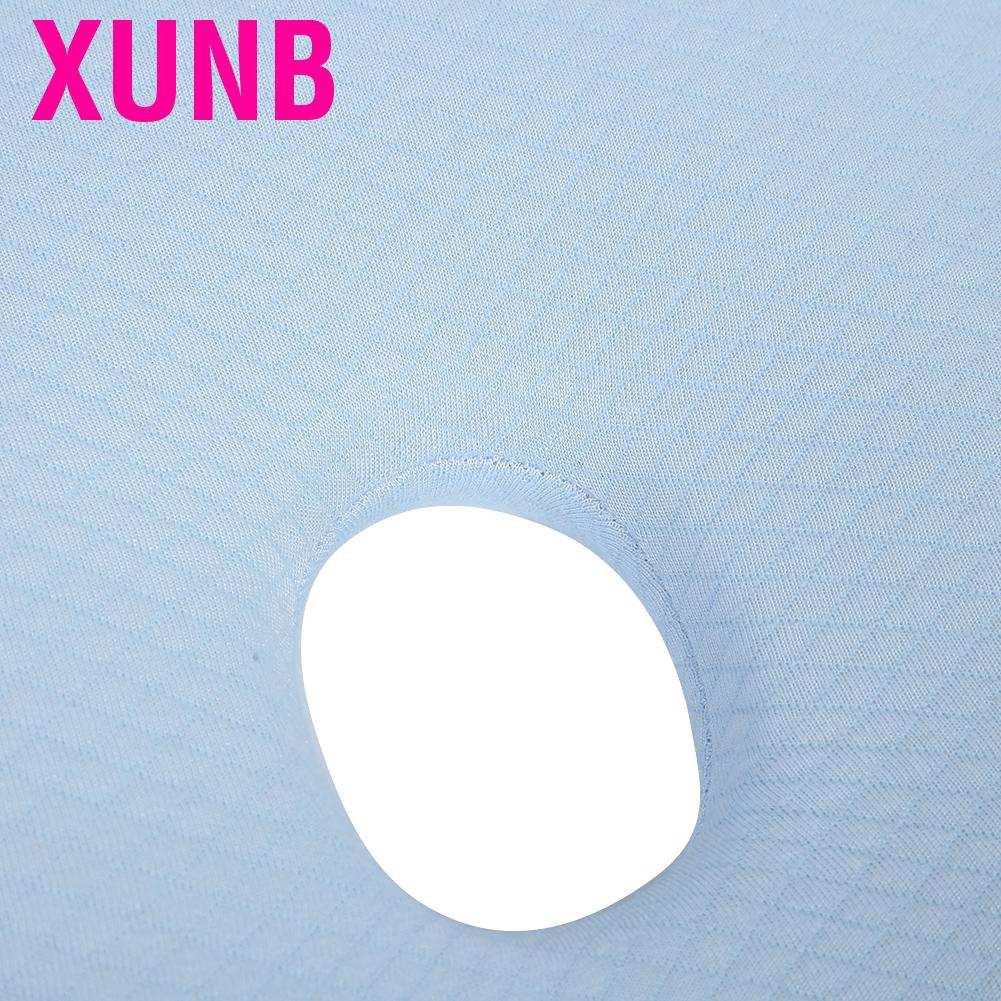 Xunb Baby Infant Newborn Anti Roll Support Prevent Flat Head Neck Cotton Pillow