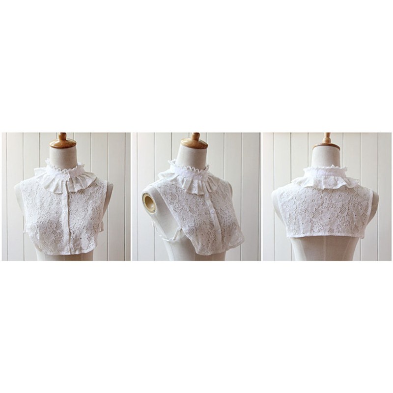 Cổ Áo Sơ Mi Giả Màu Sắc Thời Trang Cho Nữ