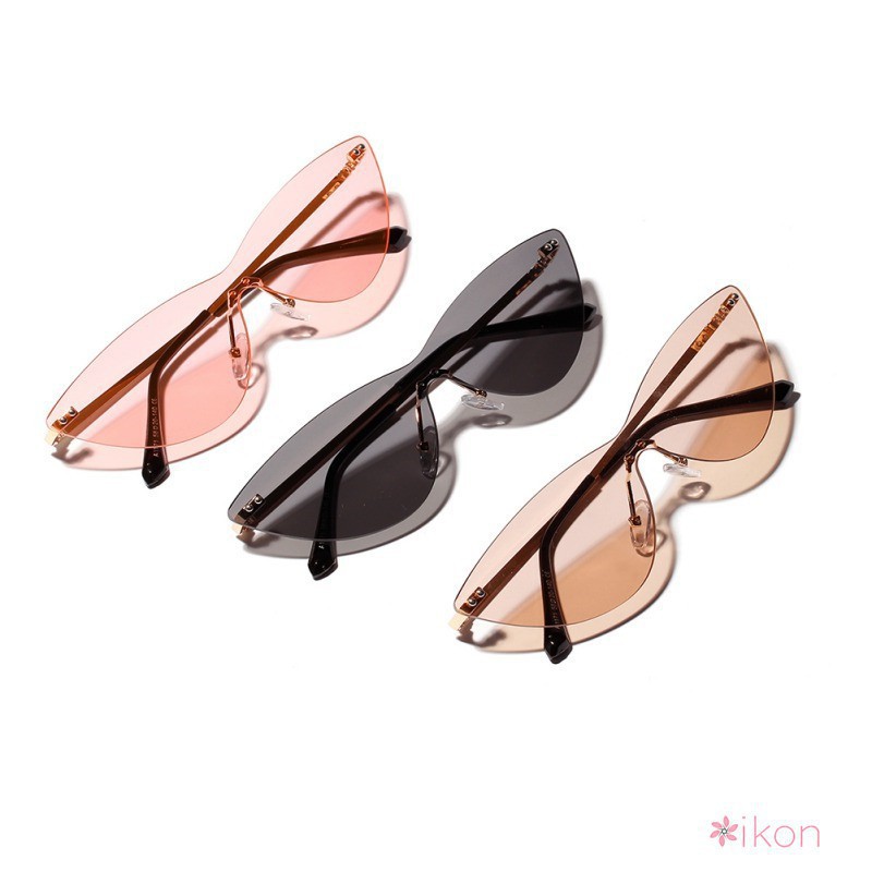 Kính mát gọng kim loại tròng trong suốt không viền nhiều màu gentle monster | BigBuy360 - bigbuy360.vn