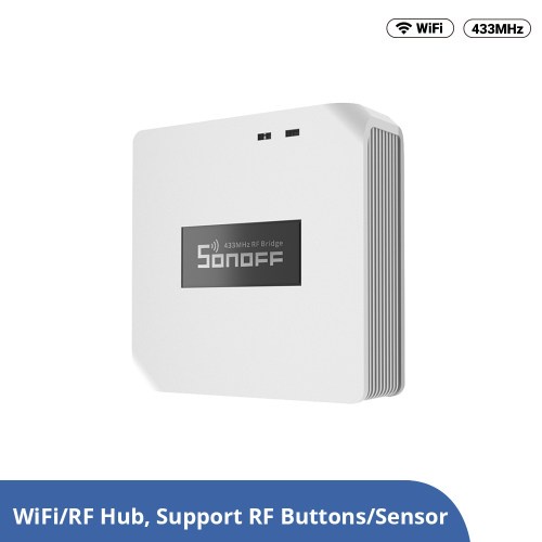 Bộ điều khiển Remote RF433 Sonoff Bridge V2, app eWelink, tasmota MQTT