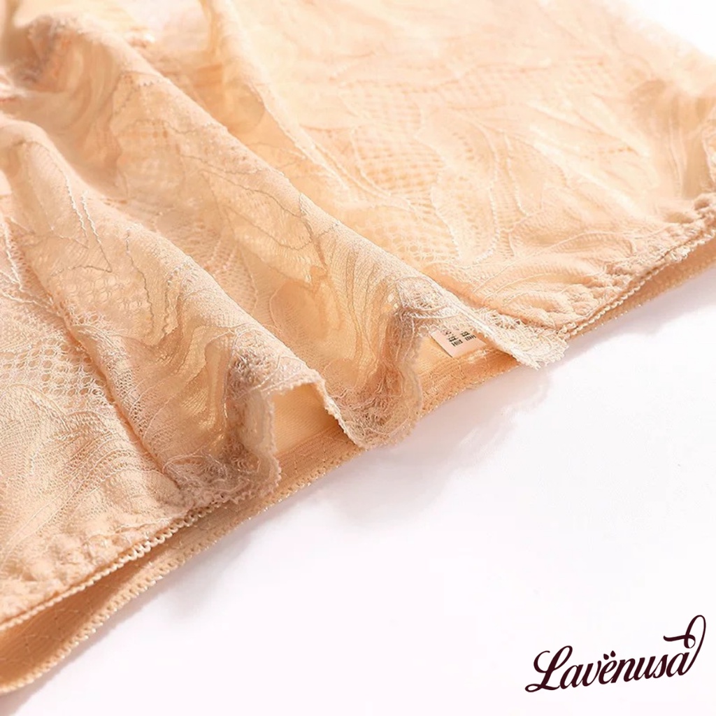 Quần lót nữ ren xuyên thấu cao cấp cạp cao quyến rũ gợi cảm LAVENUSA QL47