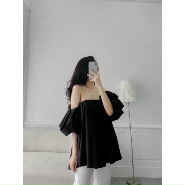 Áo trễ vai tay bồng(2 màu) CEN FASHION