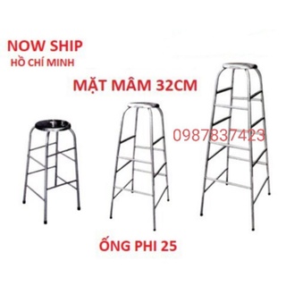 Ghế thang inox, ghế thắp nhang inox