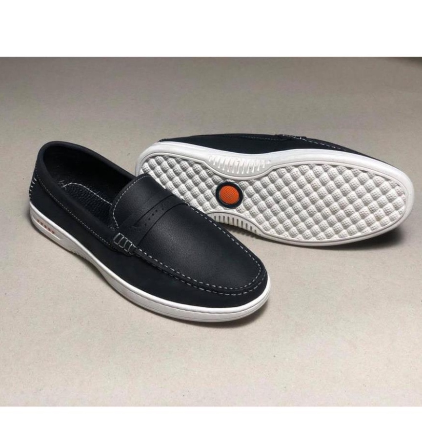 Giày lười Penny Loafer da bò thật hành 12 tháng - Mã T17