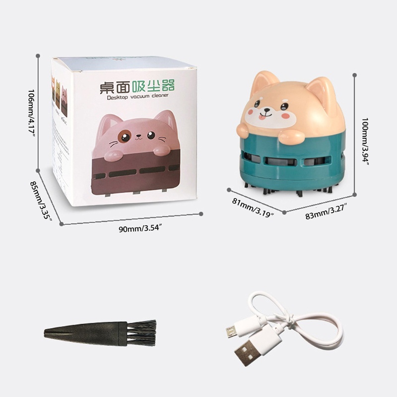 Máy Hút Bụi Mini Cầm Tay Sạc Usb Thiết Kế Dễ Thương Tiện Dụng