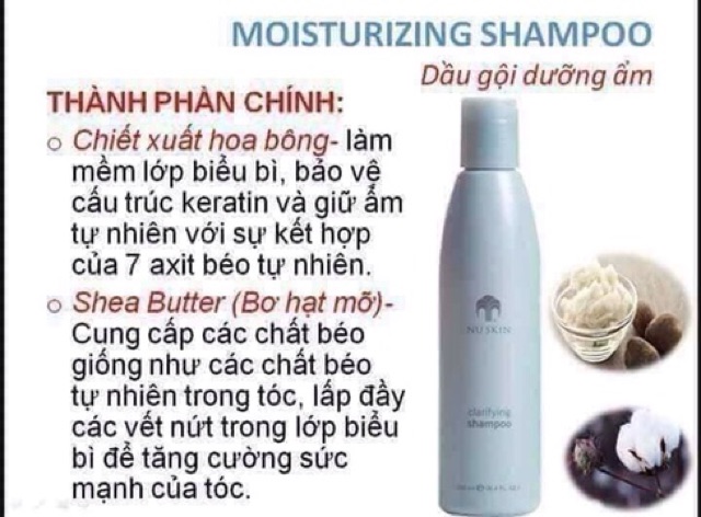 Dầu Gội Đầu Nuskin giúp mượt tóc