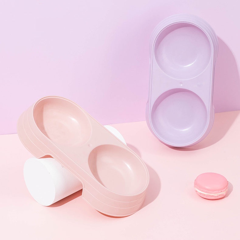 Bát Ăn Đôi Chó Mèo Chất Liệu Nhựa ABS BA8172 MIAOCAT