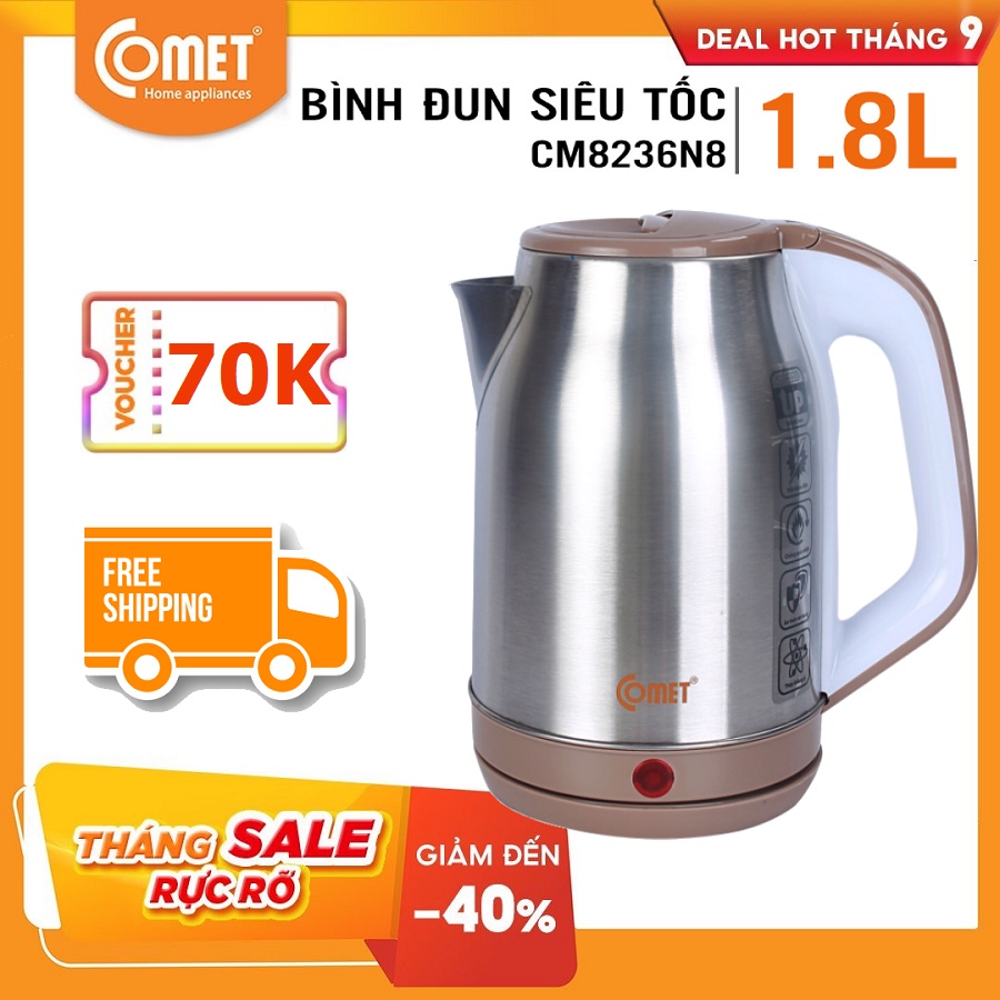 Bình đun siêu tốc COMET - CM8236N8