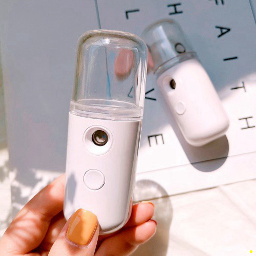 Máy Phun Sương Cầm Tay Xịt Khoáng MINI NANO - Cáp Sạc  - Cấp Ẩm Dưỡng Da Bổ Sung Khoáng [ Phun sương mini ] | BigBuy360 - bigbuy360.vn