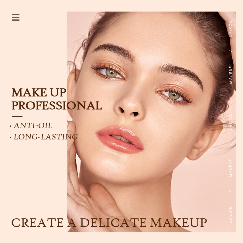 Kem Nền Dạng Lỏng Laikou 2 Trong 1 25g + 25g Chống Thấm Nước Màu Tự Nhiên