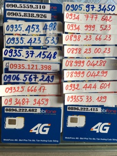 Sim Mobifone C90N đầu 09 siêu đẹp, siêu độc