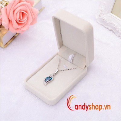 Hộp đựng dây chuyền vải nhung V3 bởi candyshop88 | BigBuy360 - bigbuy360.vn