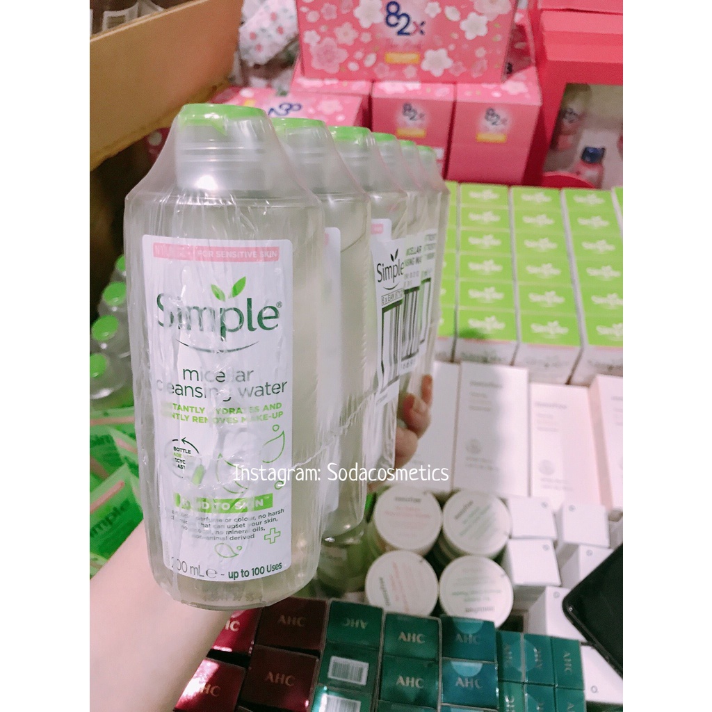Nước Tẩy Trang Simple Micellar Cleansing Water 200ml