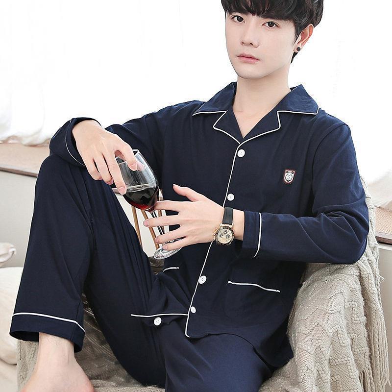 Bộ Đồ Ngủ Cotton Dài Tay Thời Trang Xuân Thu Xinh Xắn