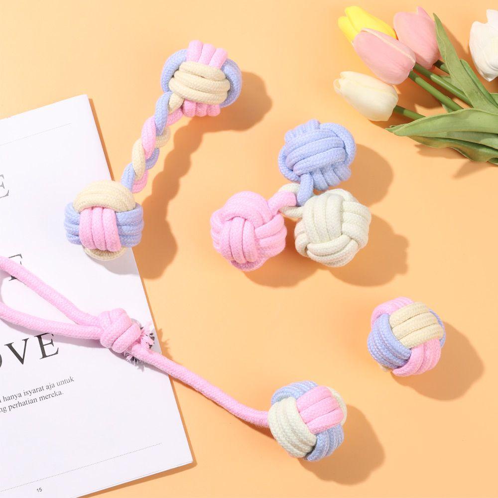 1 Đồ Chơi Dây Thừng Cotton Chống Cắn Cho Thú Cưng