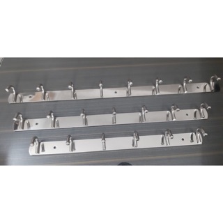 Móc treo tường inox 201 cao cấp 7 cái 9 cái móc