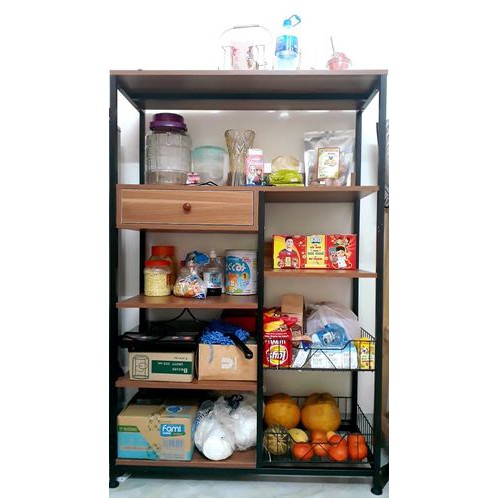 Kệ để lò nướng, lò vi sóng đa năng 5 tầng Khung sắt YL195 - 101x90x35 cm | BigBuy360 - bigbuy360.vn