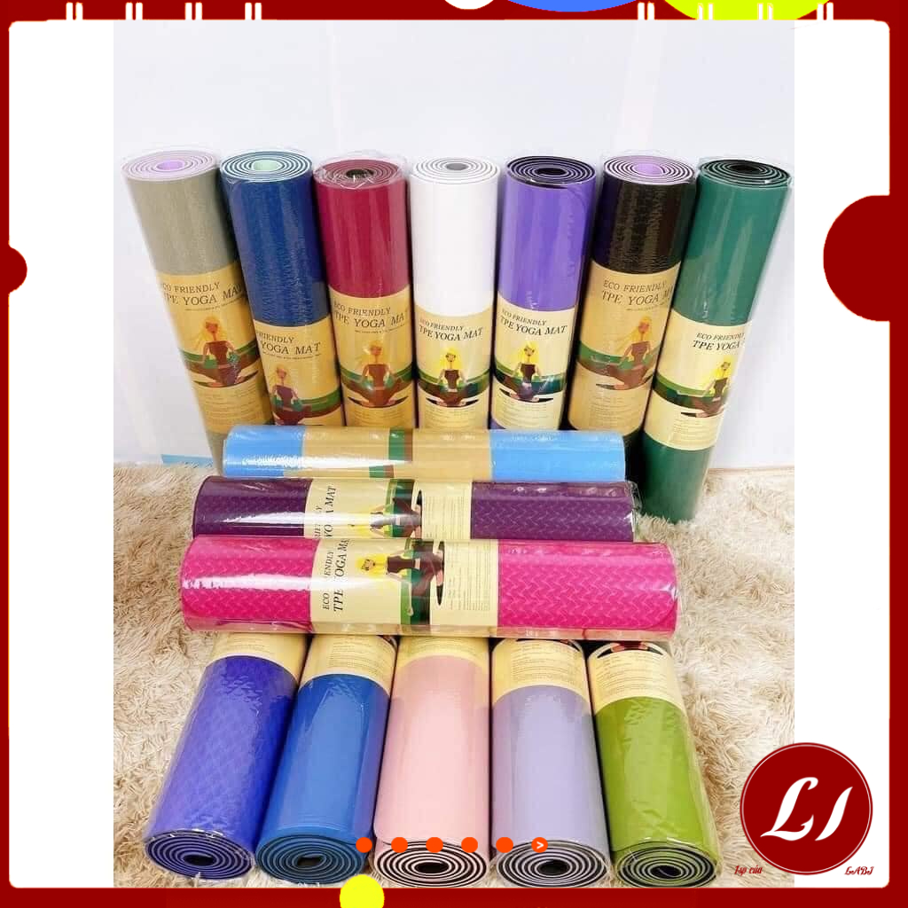 THẢM YOGA 2 LỚP bền đẹp cho các chị em - hàng loại 1