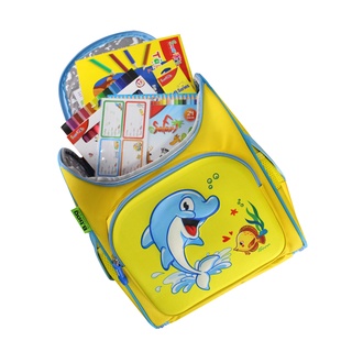 Balo b.bag chống gù genius box f2-dolphin b-12-107 vàng - ảnh sản phẩm 7