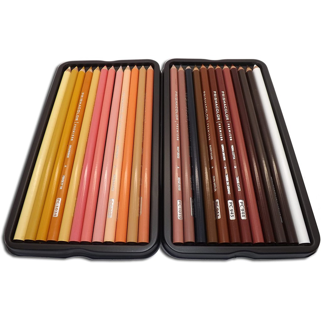 Bộ 24 bút chì màu tả da Prismacolor Premier Portrait Colored Pencil (Hộp thiếc)