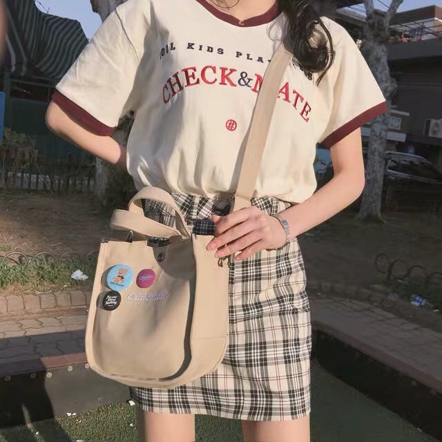 Áo phông check&mate chất siêu đẹp