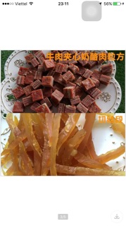 Combo đồ ăn vặt dành cho thú cưng 1000g