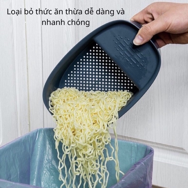 Khay lọc rác gắn bồn rửa bát có đáy thoát nước giỏ nhựa để đồ đa năng bền nhỏ gọn DIMINO