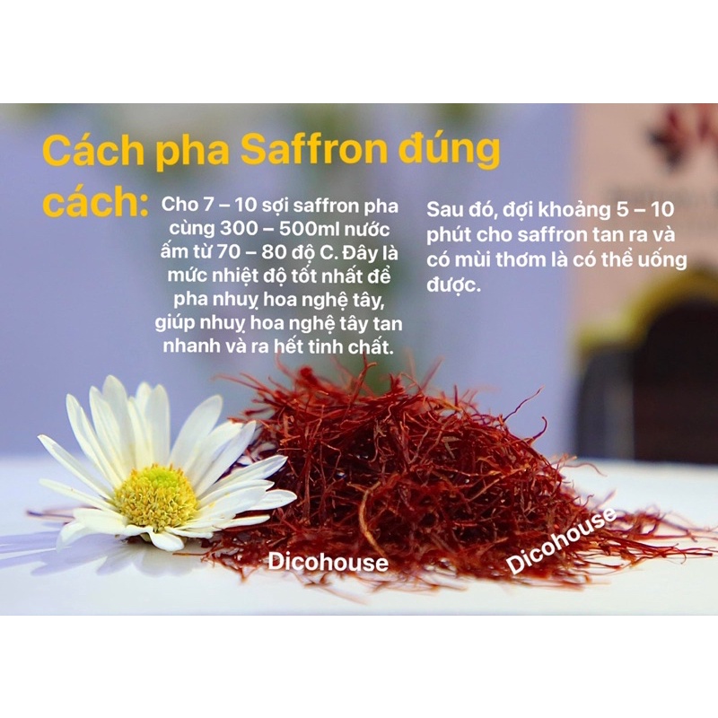 Saffron Market 2gr Úc - Nhụy hoa nghệ tây chính hãng
