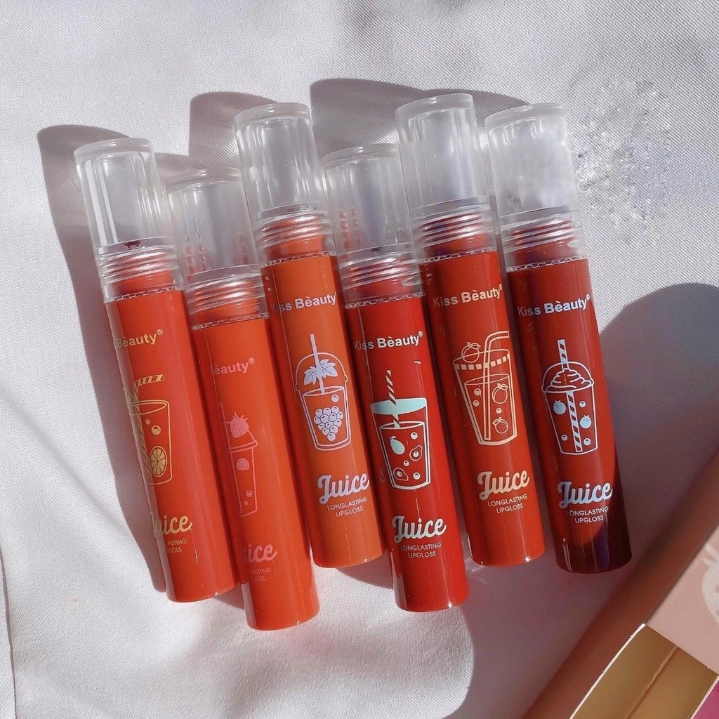 Set 6 son Fruit series Juice Kiss Beauty màu trẻ trung, tươi mát và bền màu, g20shop | BigBuy360 - bigbuy360.vn