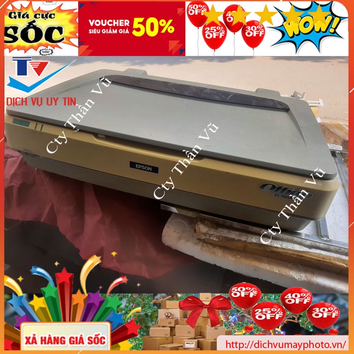 Máy scan A3 cũ Epson ES 7000H đèn đẹp chạy bền độ phân giải cao có bảo hành hàng chất lượng