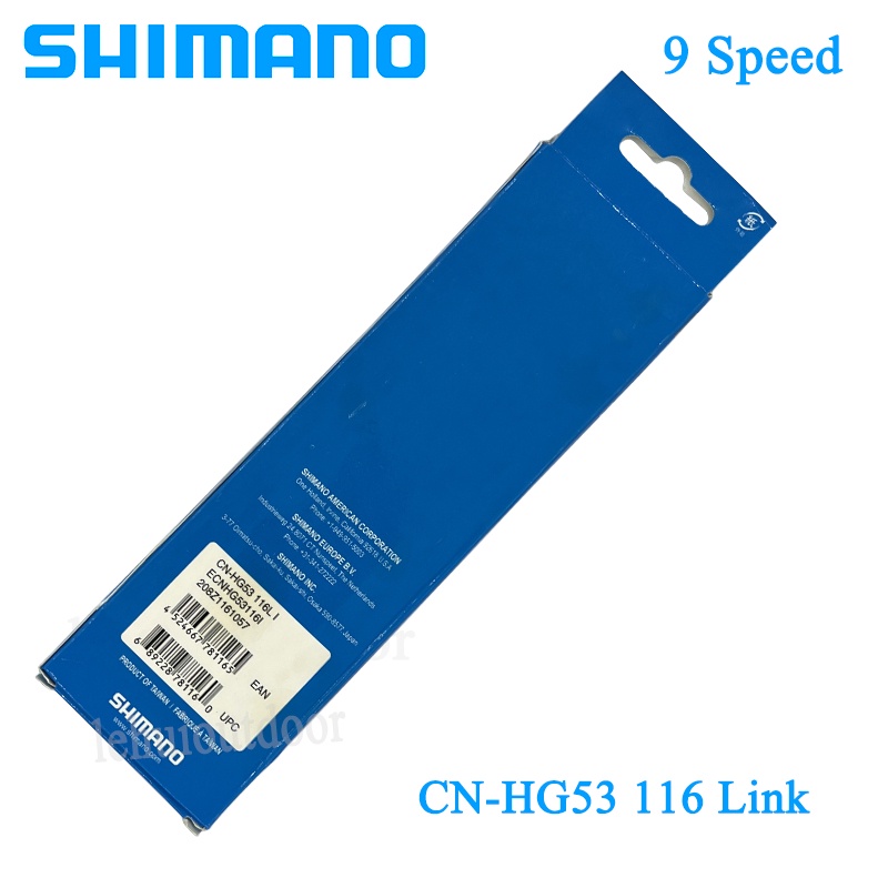 SHIMANO Dây Xích Xe Đạp 9 Tốc Độ HG53 MTB / Road 116 Liên Kết Nhanh Tiện Lợi