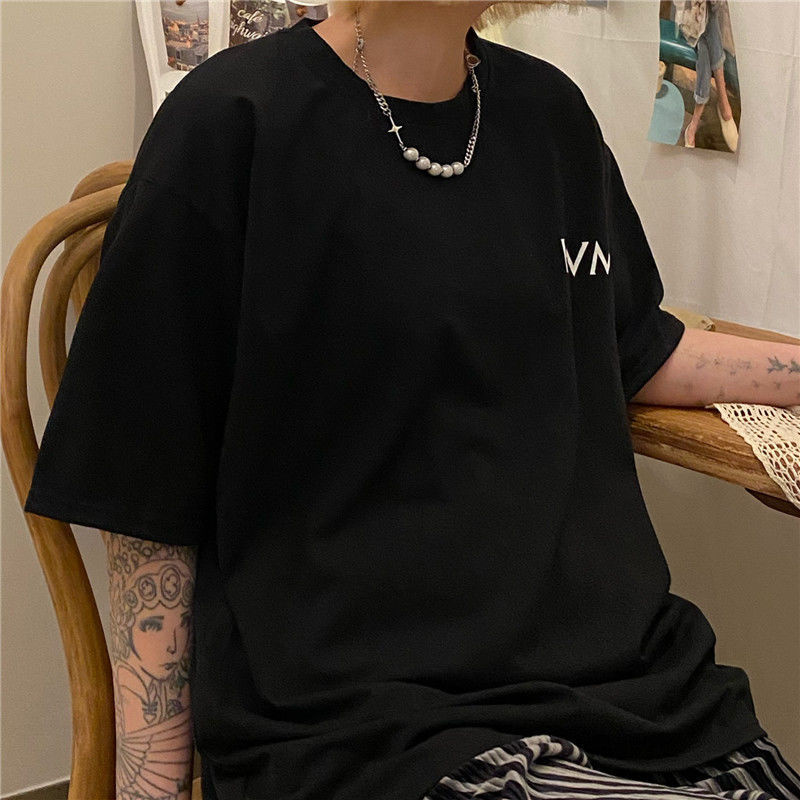 Áo Thun Nữ GavinBrown Tay Lỡ Form Dài Rộng Thời Trang Hàn Quốc